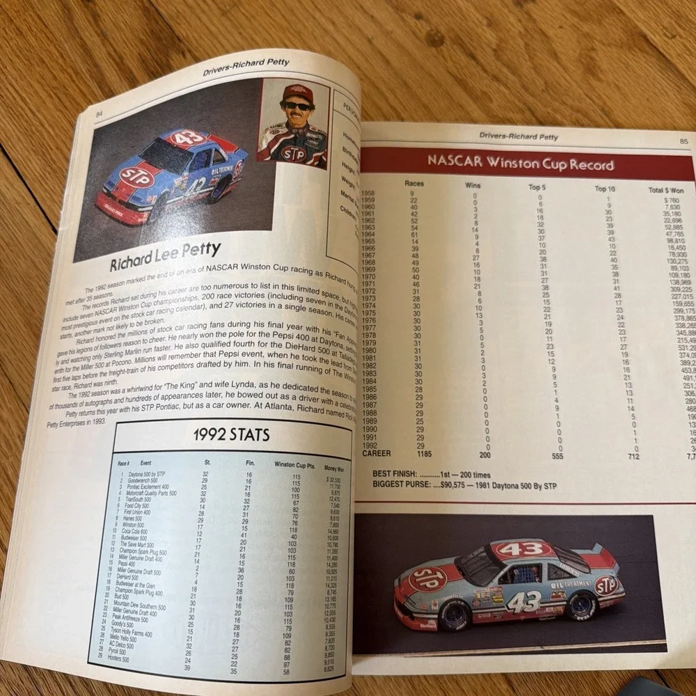 The Official NASCAR 1993 Preview And Press Guide Racing Magazine